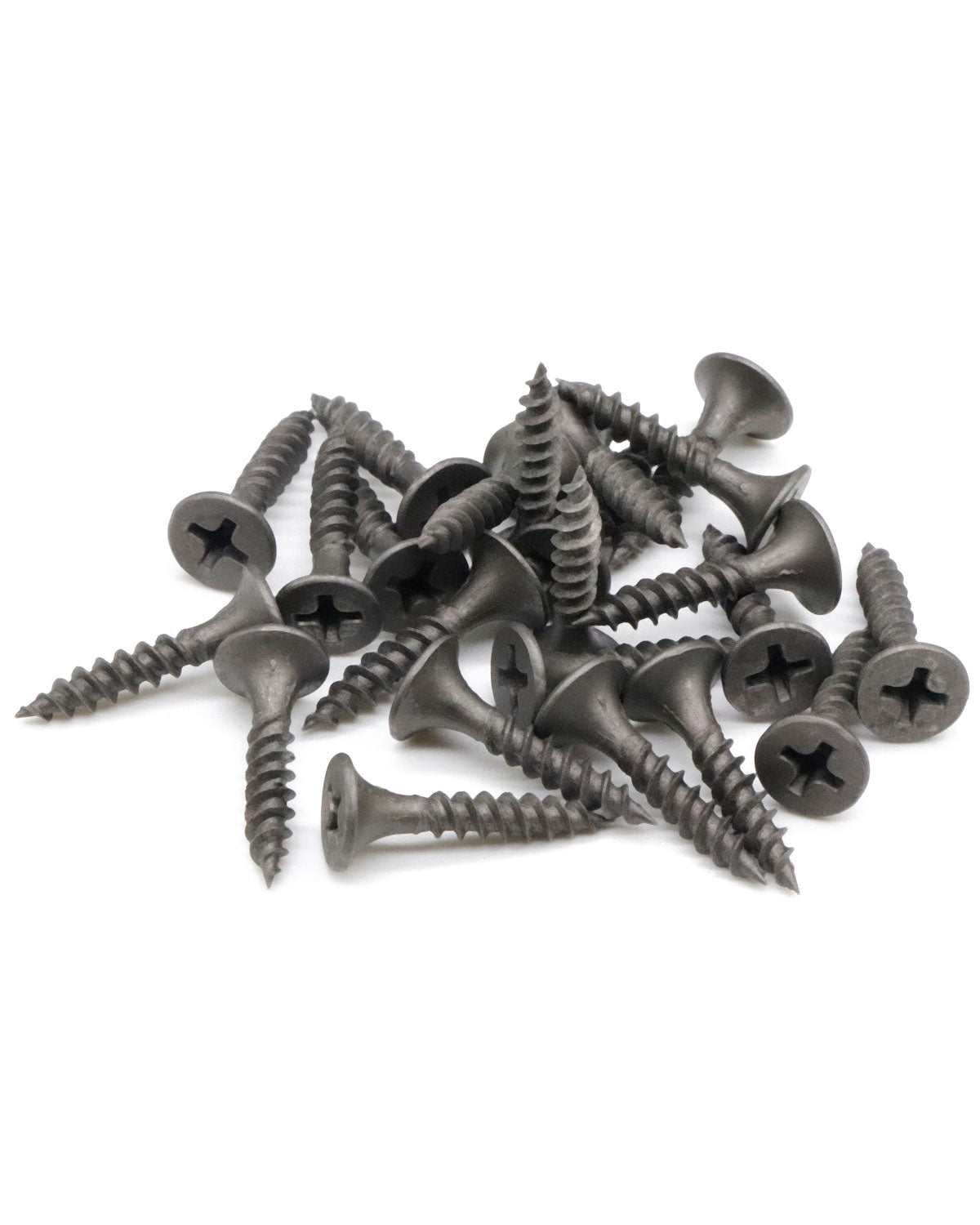 IMScrews 100шт #6x3/4" Шурупы для гипсокартона с плоской головкой Phillips с тонкой резьбой и острым концом Шуруп по дереву, углеродистая сталь 1022A, серый фосфат