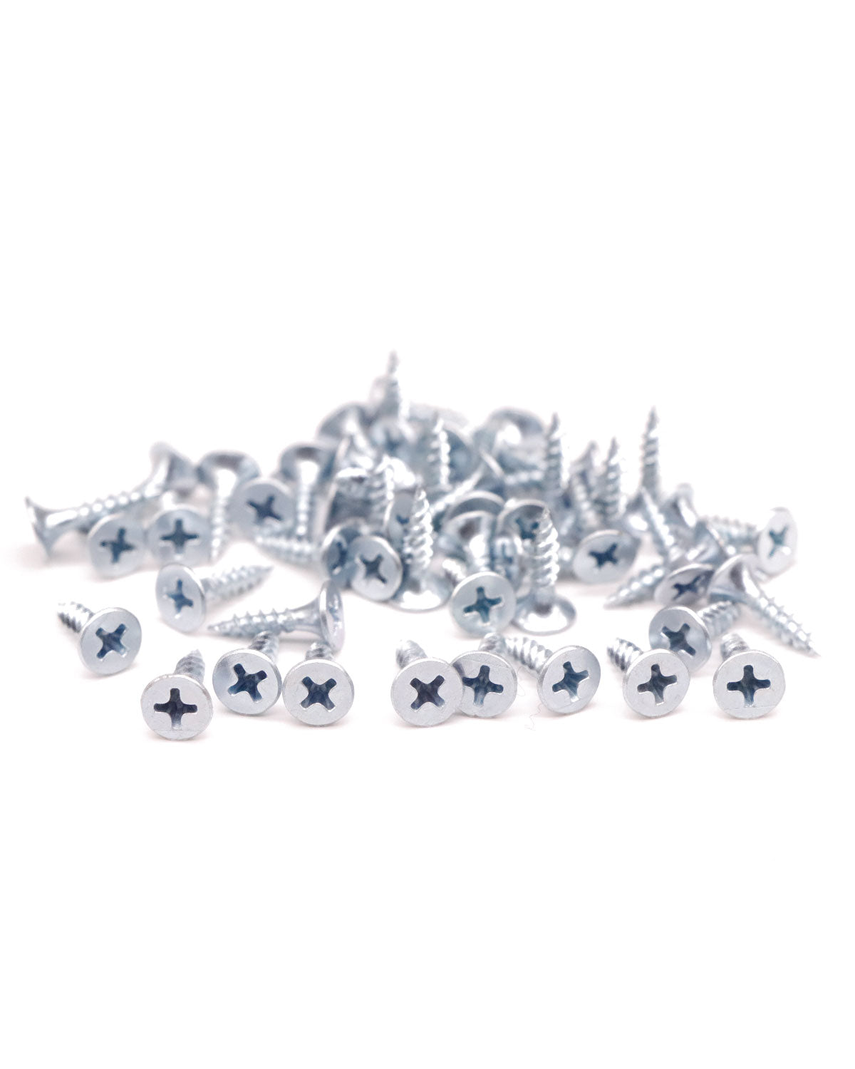 IMScrews 100шт #6 x 3/4" Шурупы для гипсокартона с плоской головкой и крестообразным шлицем Шуруп с тонкой резьбой и острым концом, углеродистая сталь 1022A, оцинкованный