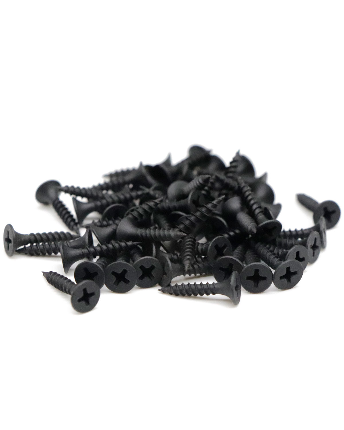 IMScrews 100pcs #6 x 3/4" Flat Head Phillips Drywall Screws Fine Thread Sharp Point Wood Screw, Carbon Steel 1022A, Black Phosphate