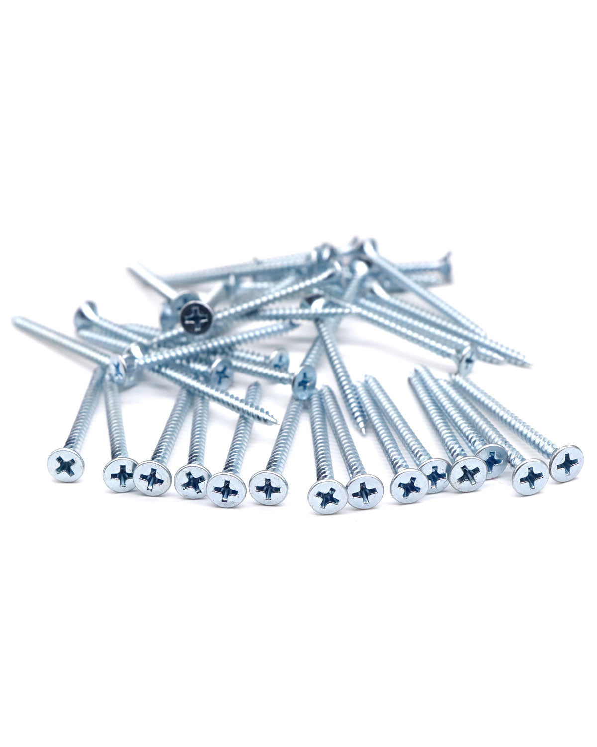 IMScrews 100pcs #6x1-1/2" Flat Head Phillips Drywall Screws Fine Thread Sharp Point Wood Screw, Carbon Steel 1022A, Zinc Coated