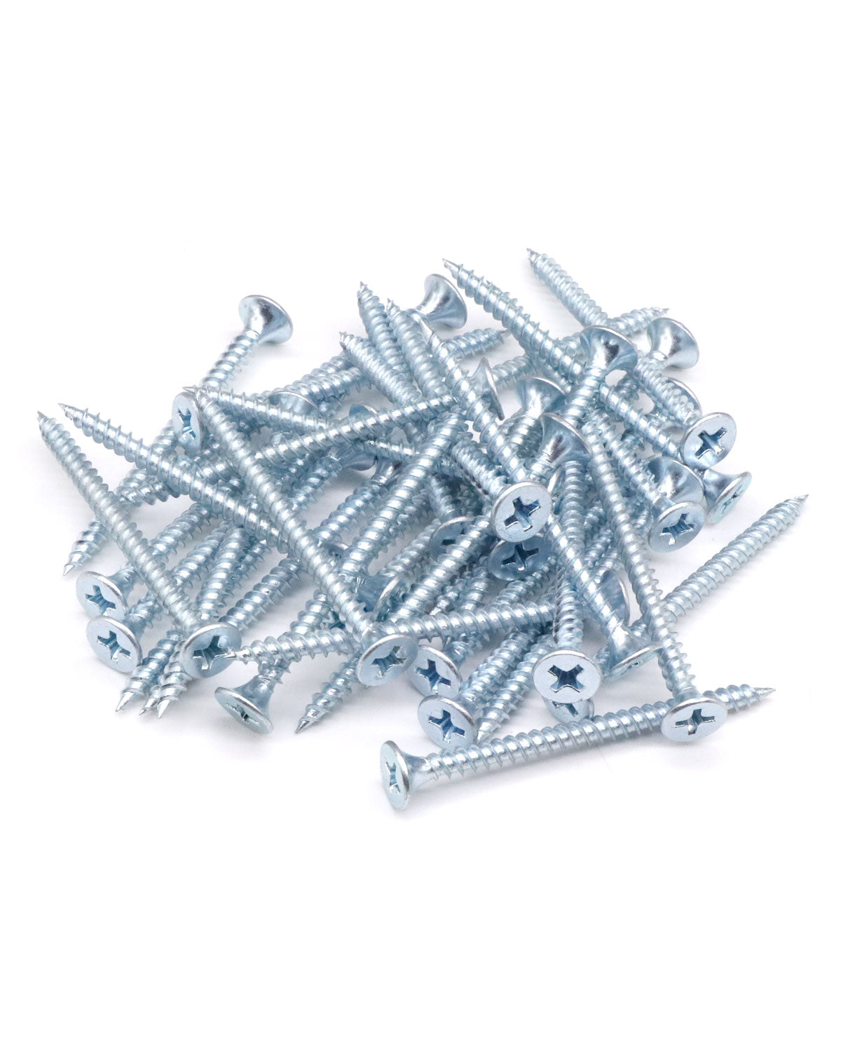 IMScrews 100pcs #6x1-1/2" Flat Head Phillips Drywall Screws Fine Thread Sharp Point Wood Screw, Carbon Steel 1022A, Zinc Coated