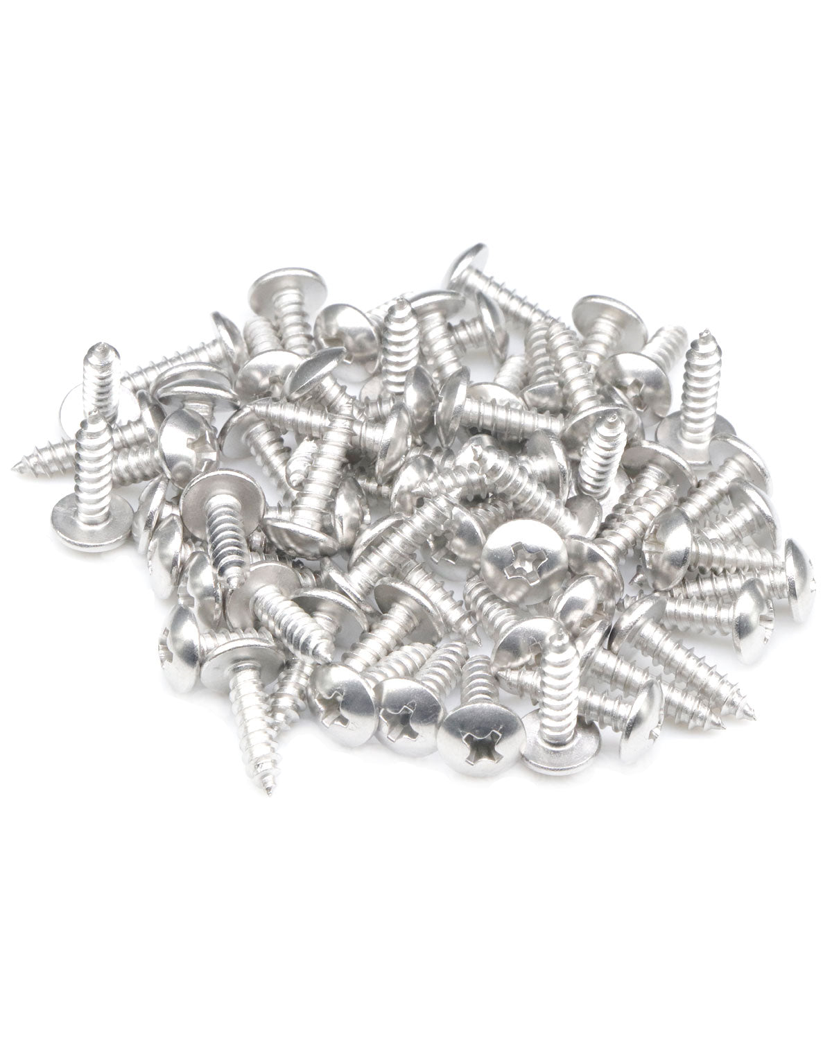 IMScrews 100Pcs #6 x 1/2"(12mm) Truss Head Phillips Wood Screws Heavy Duty 18-8 (304) Stainless Steel Screws