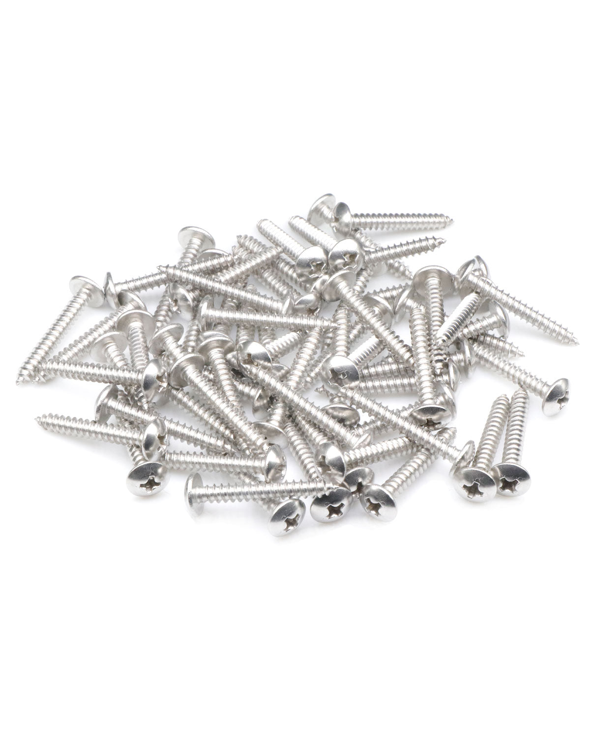 IMScrews #6 x 1"(25mm) 100Pcs 304 Stainless Steel Phillips Truss Head Self Tapping Sheet Metal Screws Assortment Kit