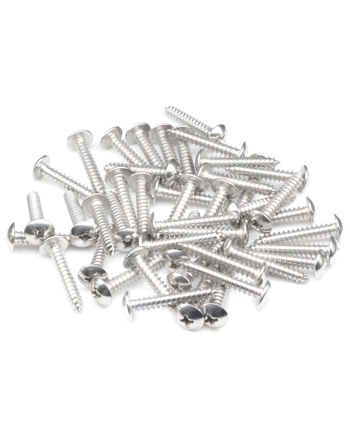 IMScrews #8 x 1"(25mm) 200Pcs 304 Stainless Steel Phillips Truss Head Self Tapping Sheet Metal Screws Assortment Kit