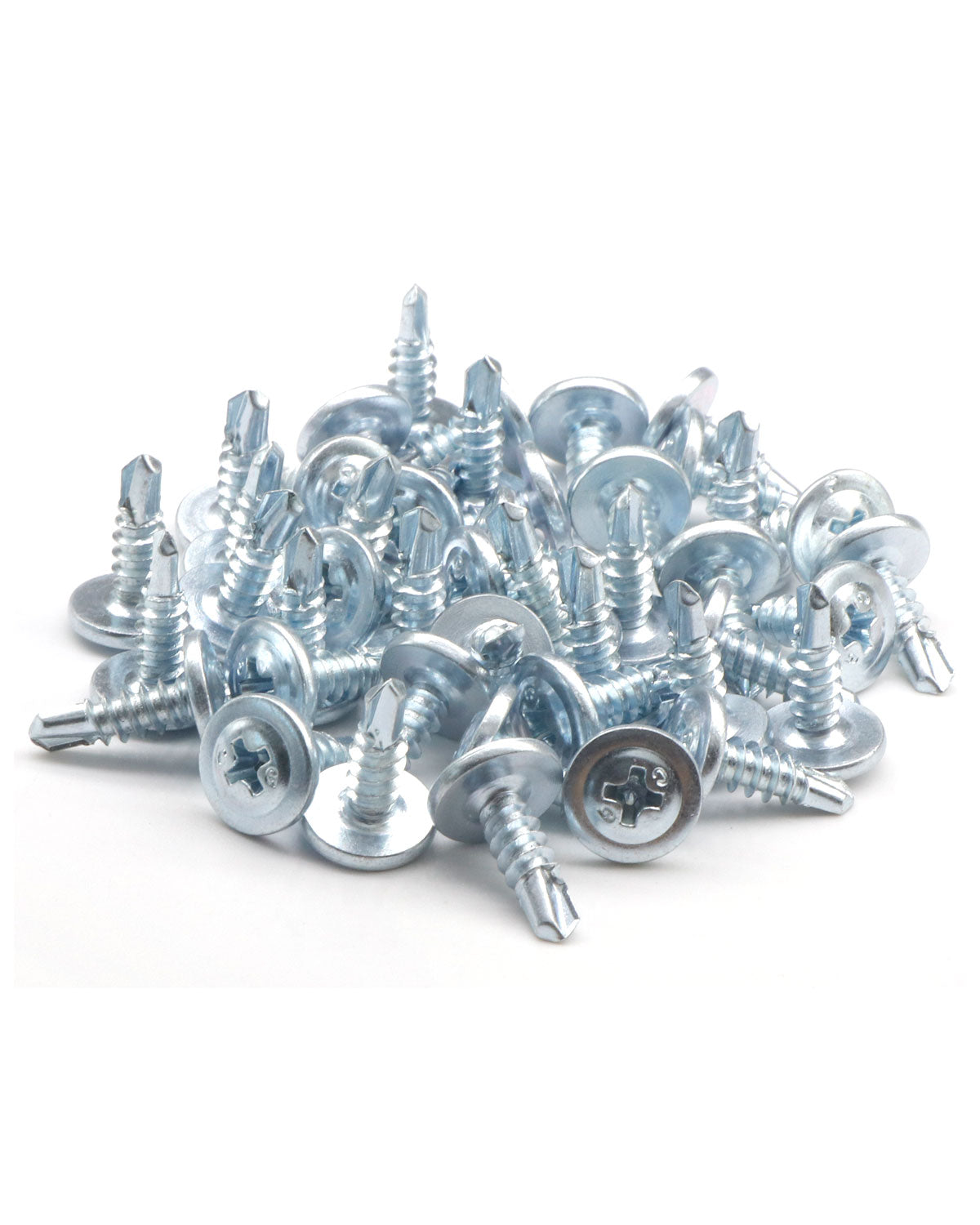 IMScrews 50pcs #8 x 1/2" Truss Head Screws Self Drilling Sheet Metal Screws Zinc Plated Modified Truss Head Self Driller