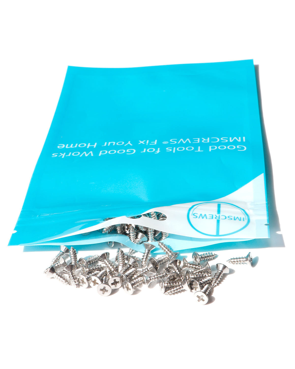 IMScrews 200pcs #4 x 3/8" (9.5mm) Stainless Flat Head Phillips Wood Screws 18-8 (304) Stainless Steel Countersunk Self Tapping Screws