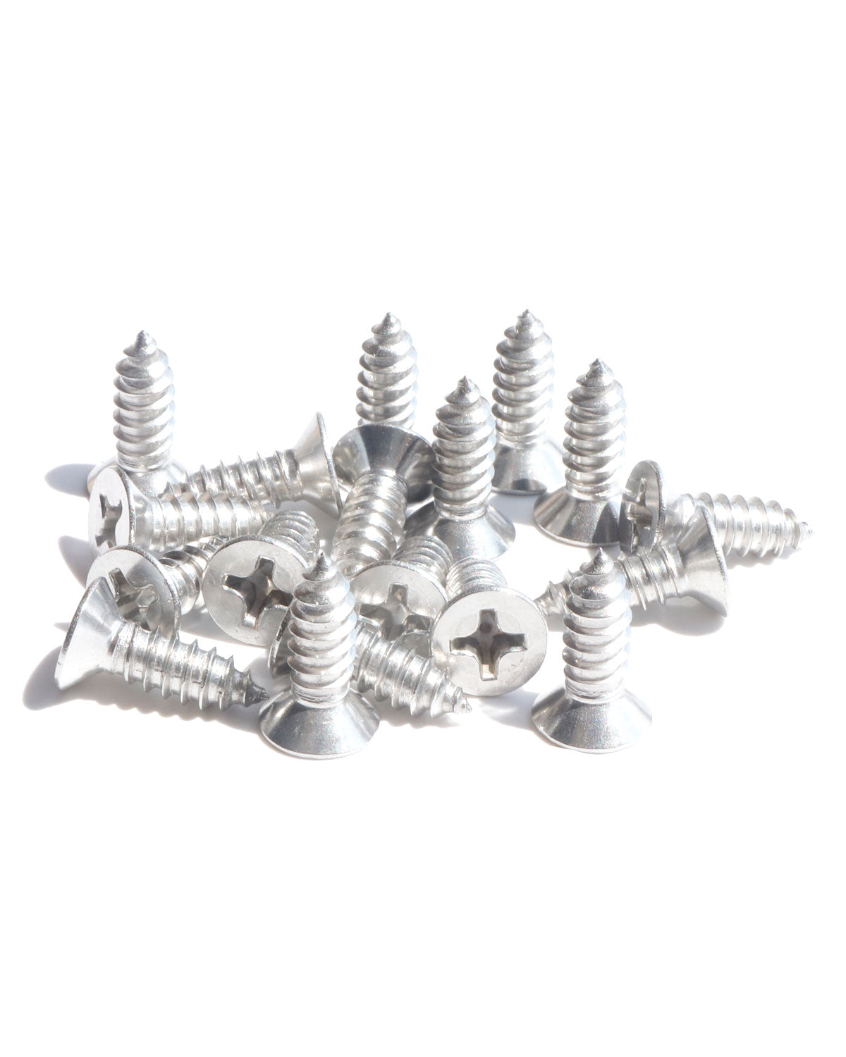 IMScrews 100pcs #12 x 3/4" (19mm) Stainless Flat Head Phillips Wood Screws 18-8 (304) Stainless Steel Countersunk Self Tapping Screws