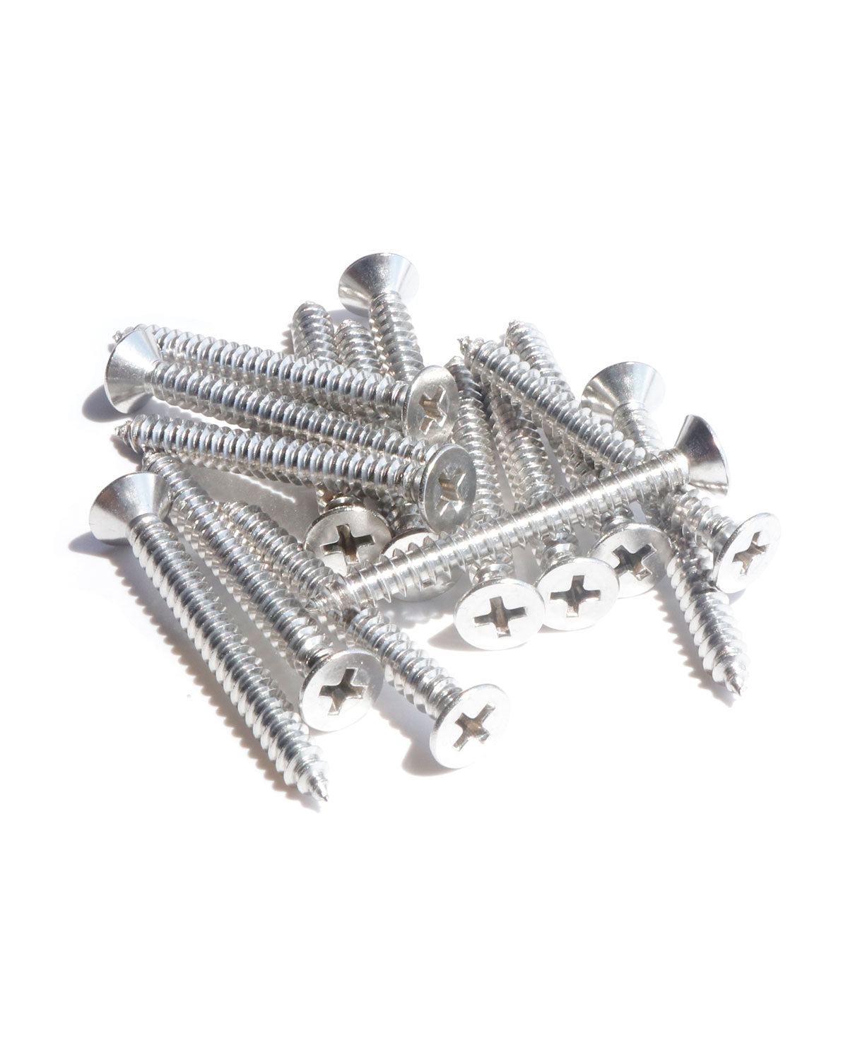 IMScrews 100pcs #12 x 2" (50mm) Stainless Flat Head Phillips Wood Screws 18-8 (304) Stainless Steel Countersunk Self Tapping Screws